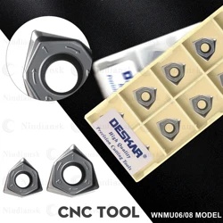 Lathe Tool Fast Feed Milling Blade WNMU060408 WNMU080608EN GM LF6018 Steel And Stainle Steel General Material WNMU Series Cutter
