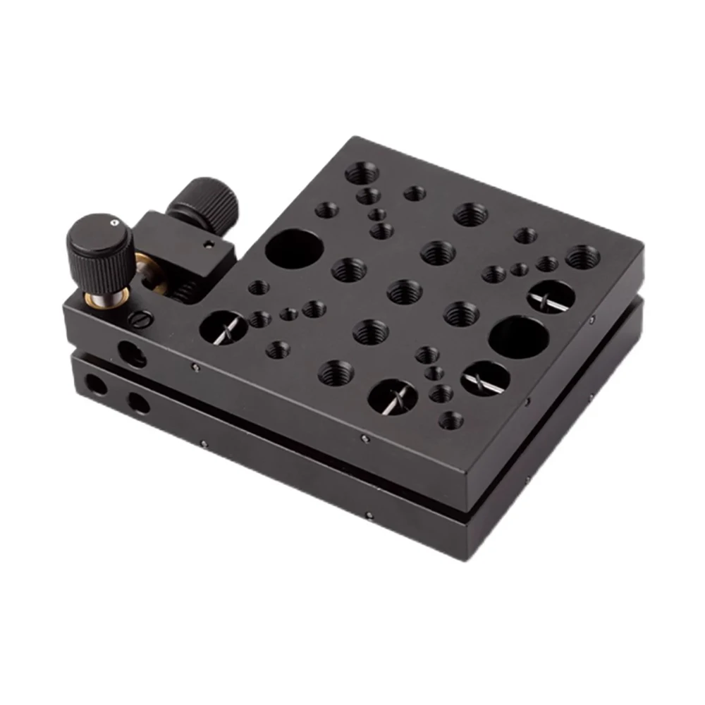 

Precision Dual-Axis Tilt Stage with Fine Pitch & Rotation Adjustment (KX.19.11)