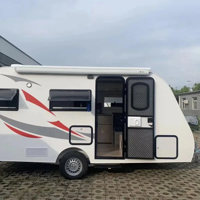 منتج جديد 622X1545mm باب RV على الطراز الأمريكي مع باب داخلي إطار من الألومنيوم باب تخييم Rv مقاوم للماء #6