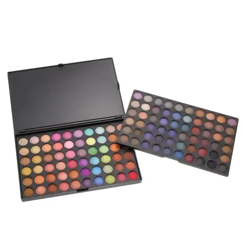 Make-up-Set, 120-Farben-Make-up-Palette, nackter Lidschatten, professioneller schimmernder, mattierter Glitzer-Lidschatten, wasserfeste Lidschatten-Palette