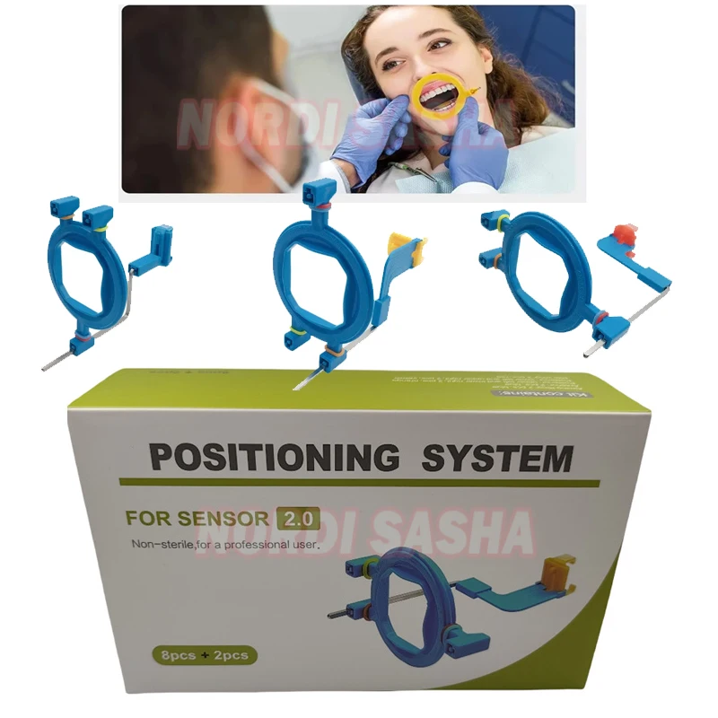 10Pcs/Set Dental X-ray Sensor Fixed Bracket Sensor Type 2.0 Positioner Holder Bite Wing/Anterior/Posterior Arms Ring Xios Kit