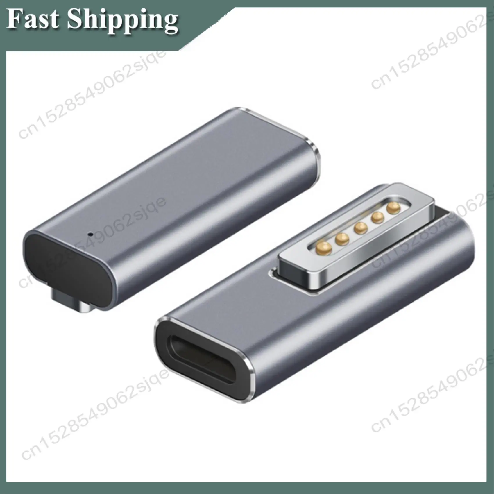 -ABKM For  MAC Notebook Type-C Female To Magnetic Male Laptop Adapter With Indicator PD Trick Adapter For Magsafe2