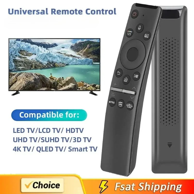 BN59-01330A BN59-01329A Replacement Voice Remote Control for Samsung TV LED QLED UHD SUHD HDR LCD HDTV 4K 8K 3D Curved Smart TVs