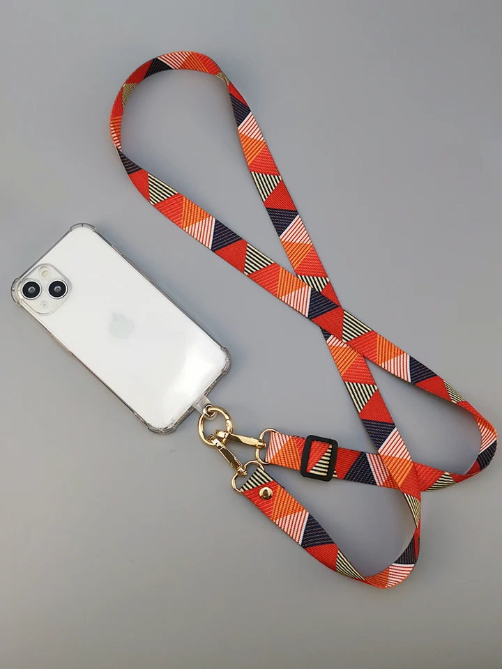 Retro Pattern Universal Phone Crossbody Lanyard Strap Adjustable