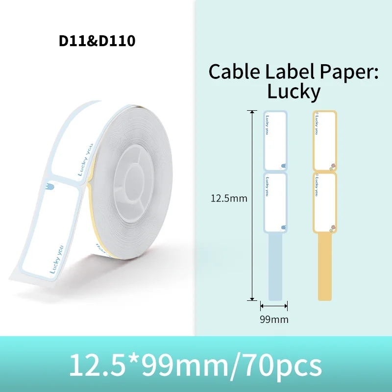 NIIMBOT Cable Label Paper For Niimbot D110/D11/D101/H1S Printer