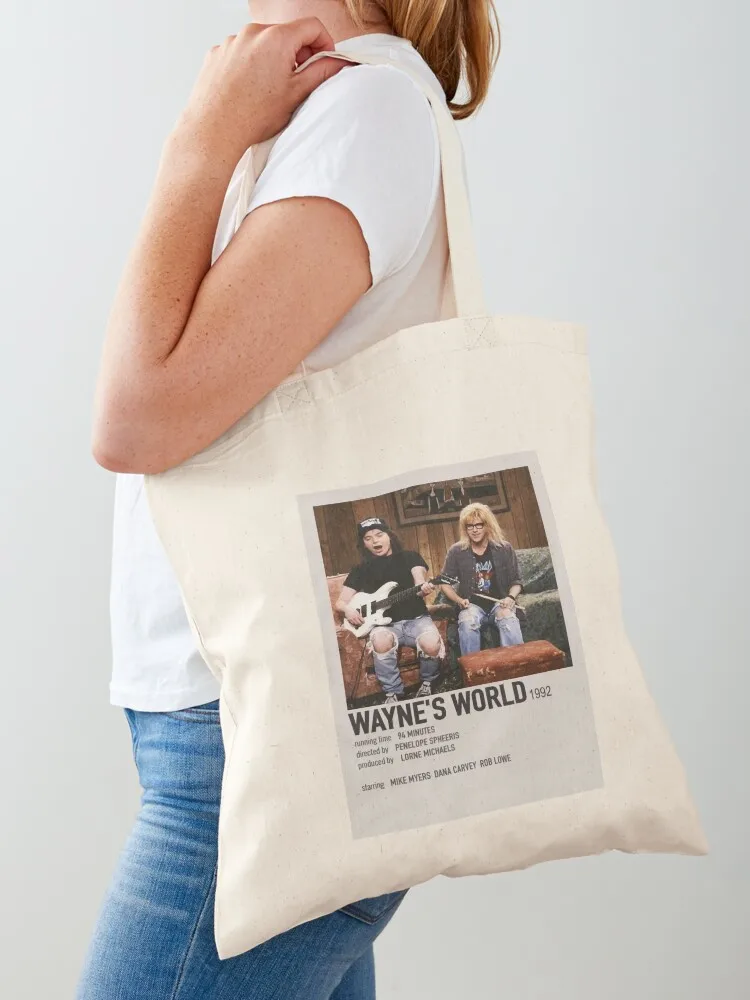 

The Lazy Way To Wayne's World Tote Bag Large bags for women sacs de shopping Customizable tote bag Canvas