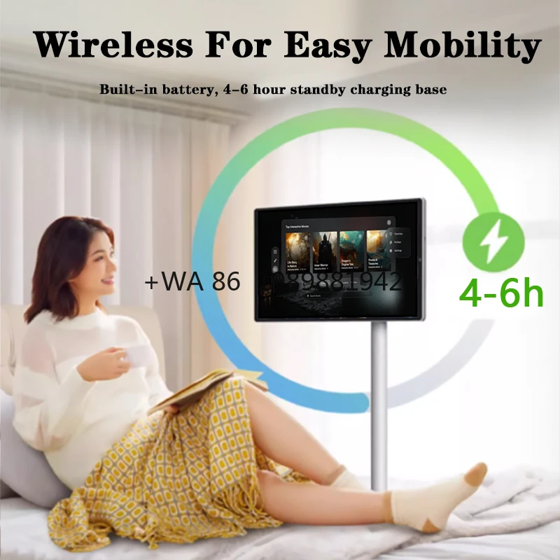 

Smart Android TV Portable Rotating Video Game Movable LCD Screen