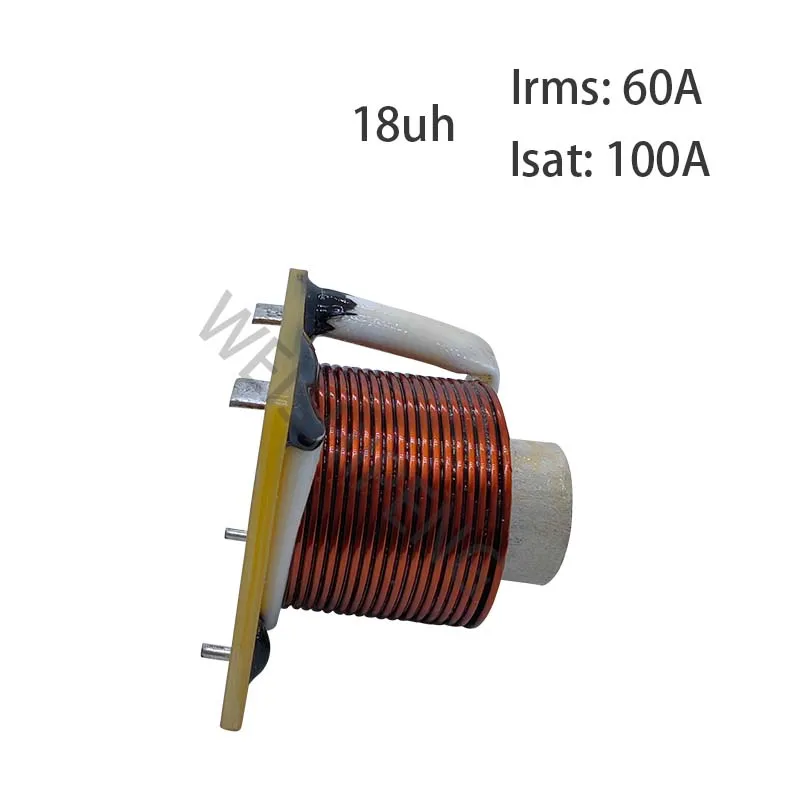 18uh60A R-bar flat coil inductance, high-power reactance, high current inductance