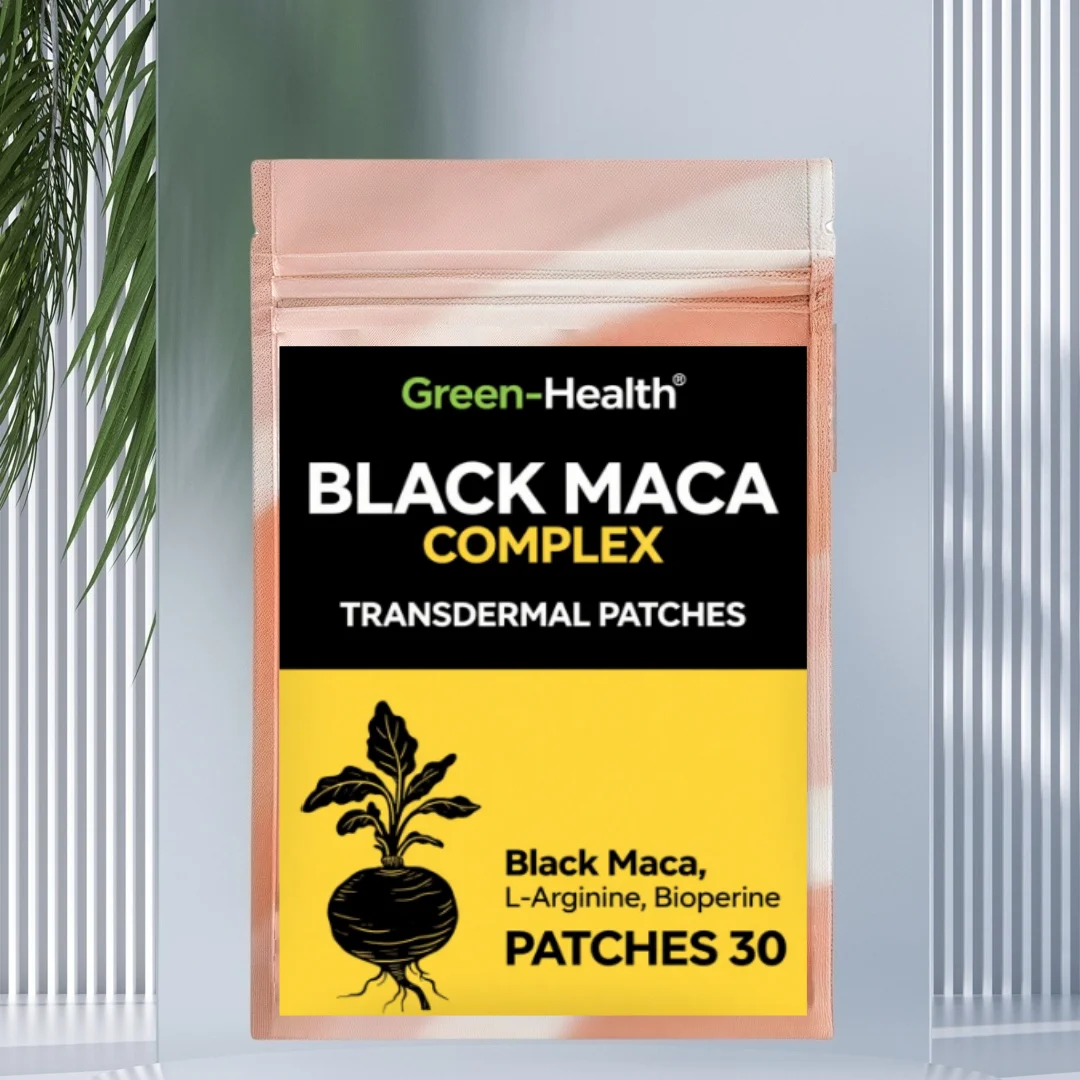 

Black Maca Complex Transdermal Patches 30 Patches One Month Supply For Energy Mood & Libido Support
