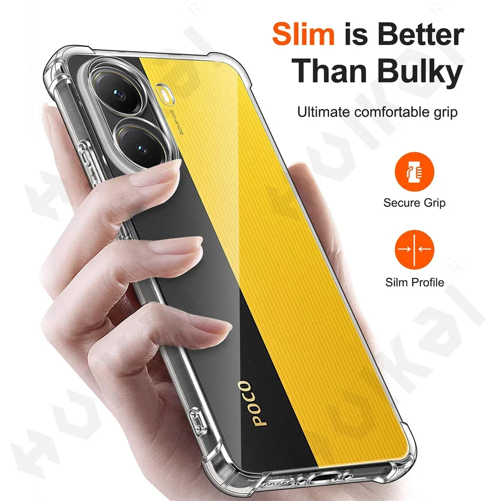 Xiaomi Poco X7 Pro Redmi Note 14 Pro Plus 4G 5G 투명... - 5