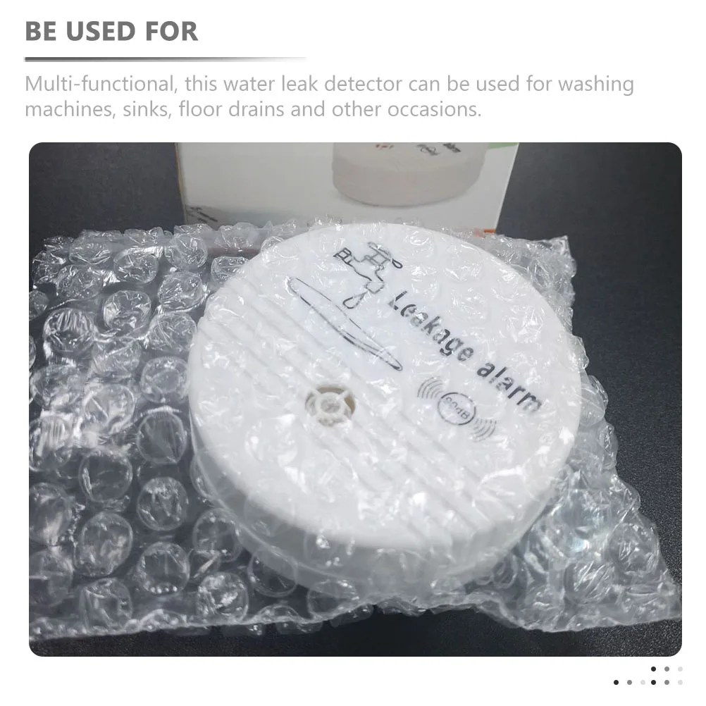 

Water Leak Sensor Alarm For Home Multi-Functional Flood Detection Device Drip Alert Basement Kitchen Bathroom Floor