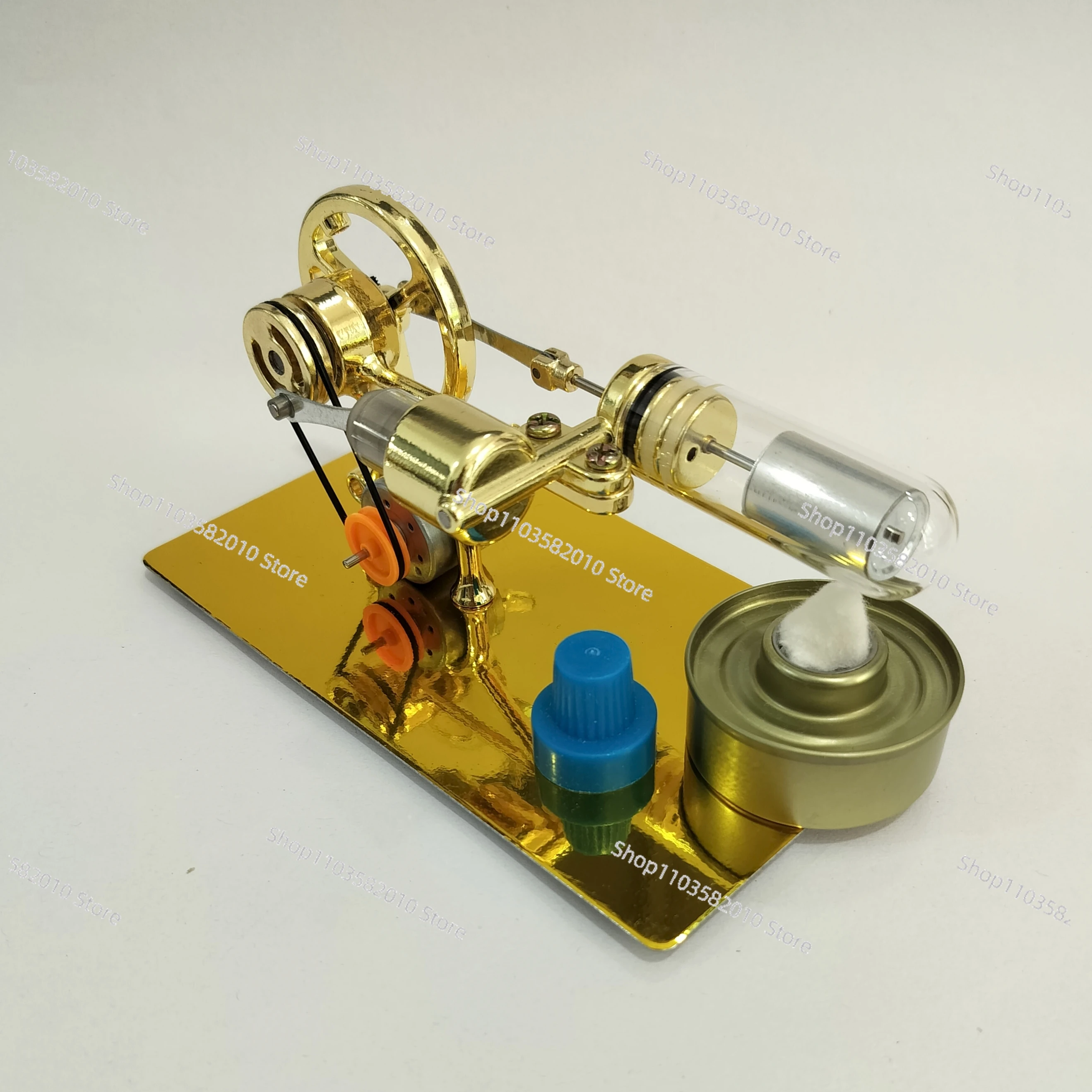 Stirling Engine, Steam Engine Physics Experiment Generator, Popular Science Production Invention Toy Model