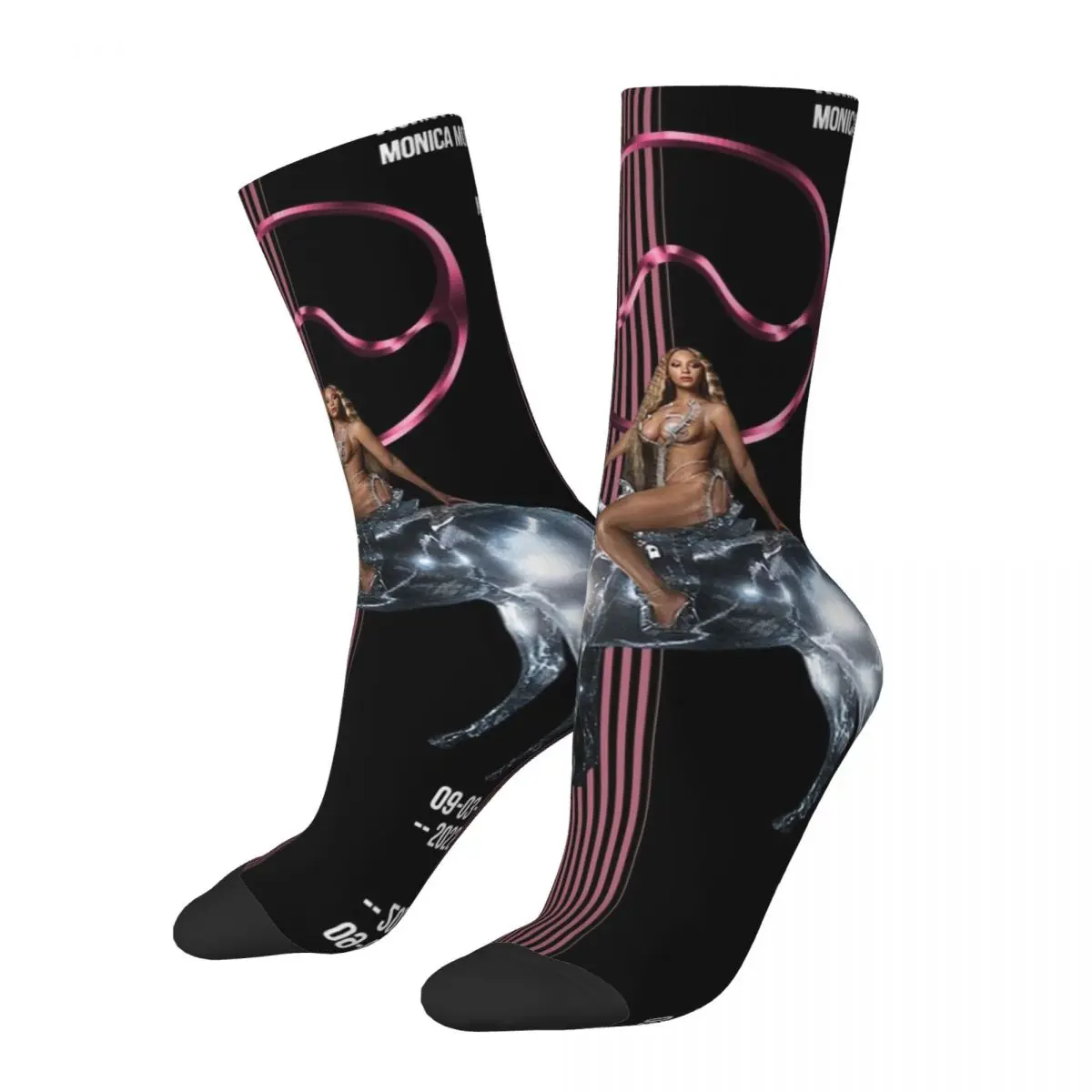 

Beyonce Renaissance World Tour Unisex Socks Windproof 3D Print Happy Socks Street Style Crazy Sock