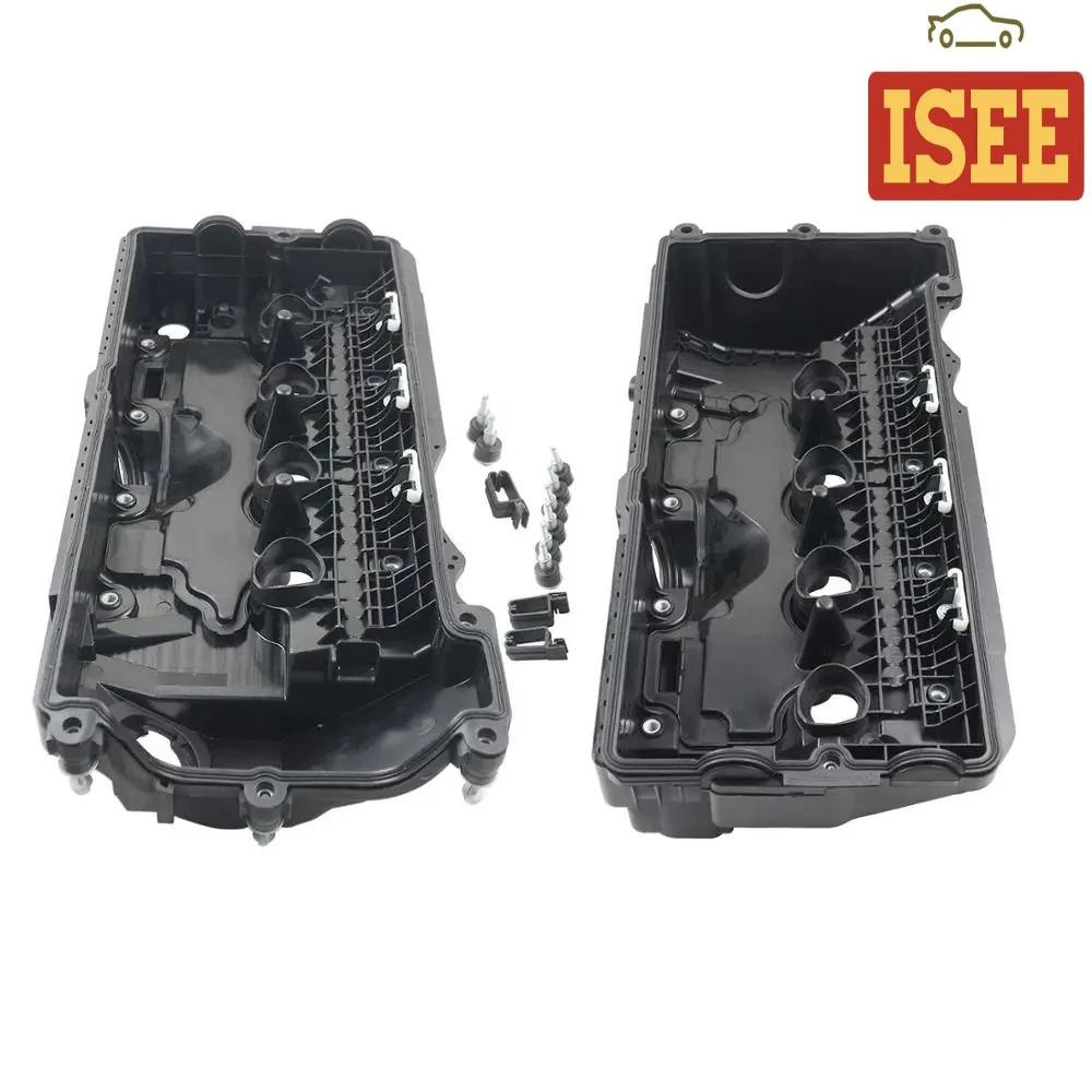 Engine Cylinder Valve Cover & Gasket For BMW E53 E60 E63 E65 E66 E70 545i 550i 650i 745i 750i 11127522159 11127563474