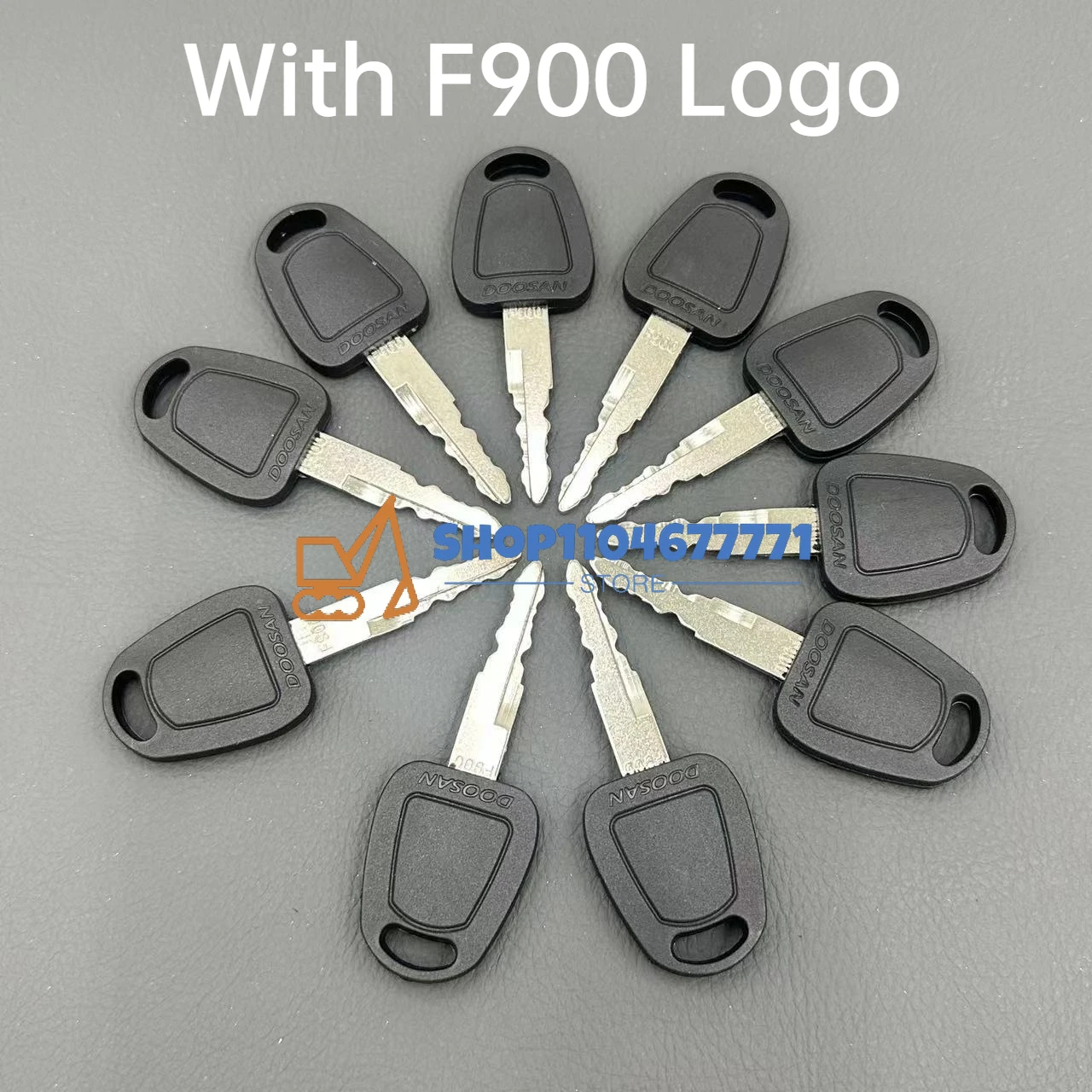 

20PCS F900 Keys For Deawoo Doosan Terex Excavator Heavy Equipment Ignition Start Switch Door Lock
