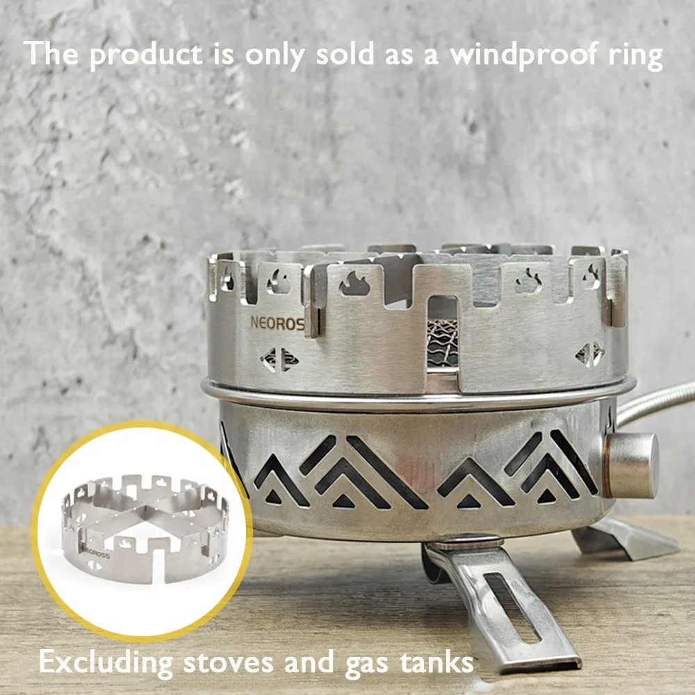 

windproof ring for Fire maple Lie yang split infrared stove suitable for stainless steel expansion bracket accessories Windbreak