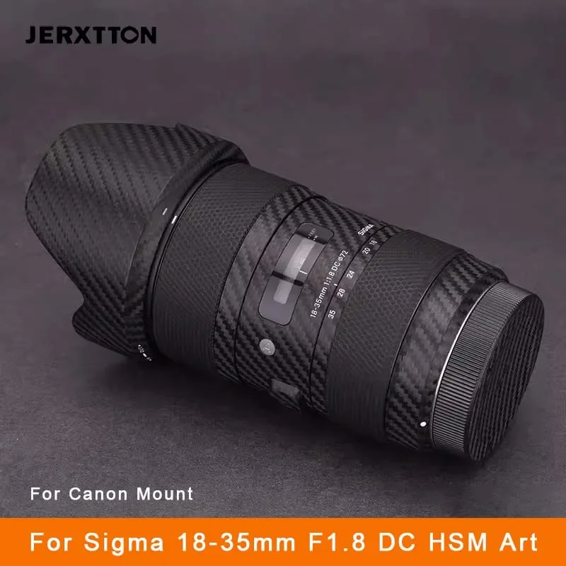 

Anti-Scratch Camera Lens Sticker Protective Film Body Protector Skin Cover for Sigma 18-35mm F1.8 DC HSM Art fit for Canon Mount