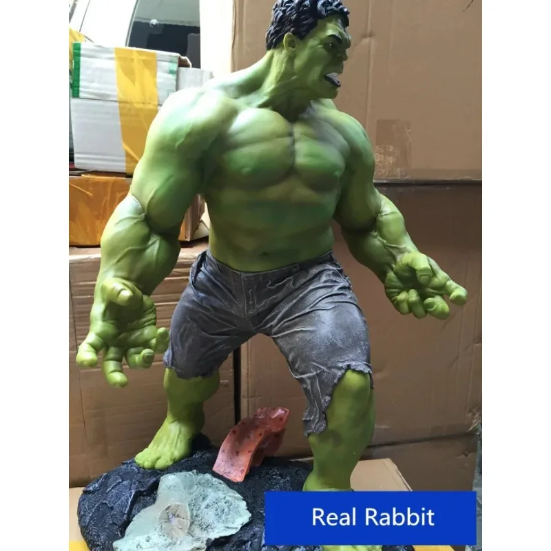 

60 см 1/4 масштаб зеленый гигантский Халк Танос фигурка супергероя из смолы-большого размера украшение дома Коллекционная модель подарок