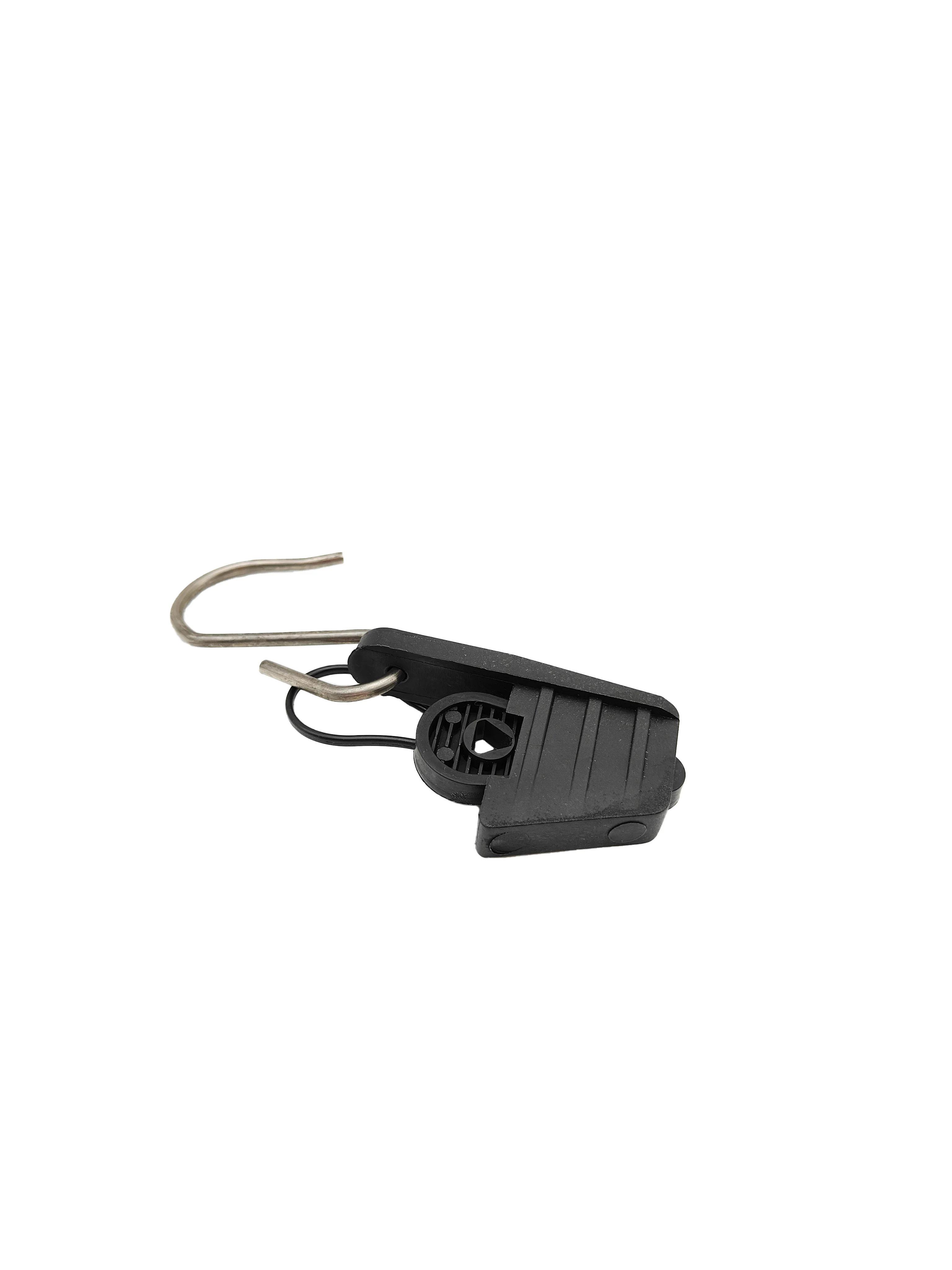Factory Telecom Power Terminal Pole Line Tension Support Plastic Drop Cable Clamp