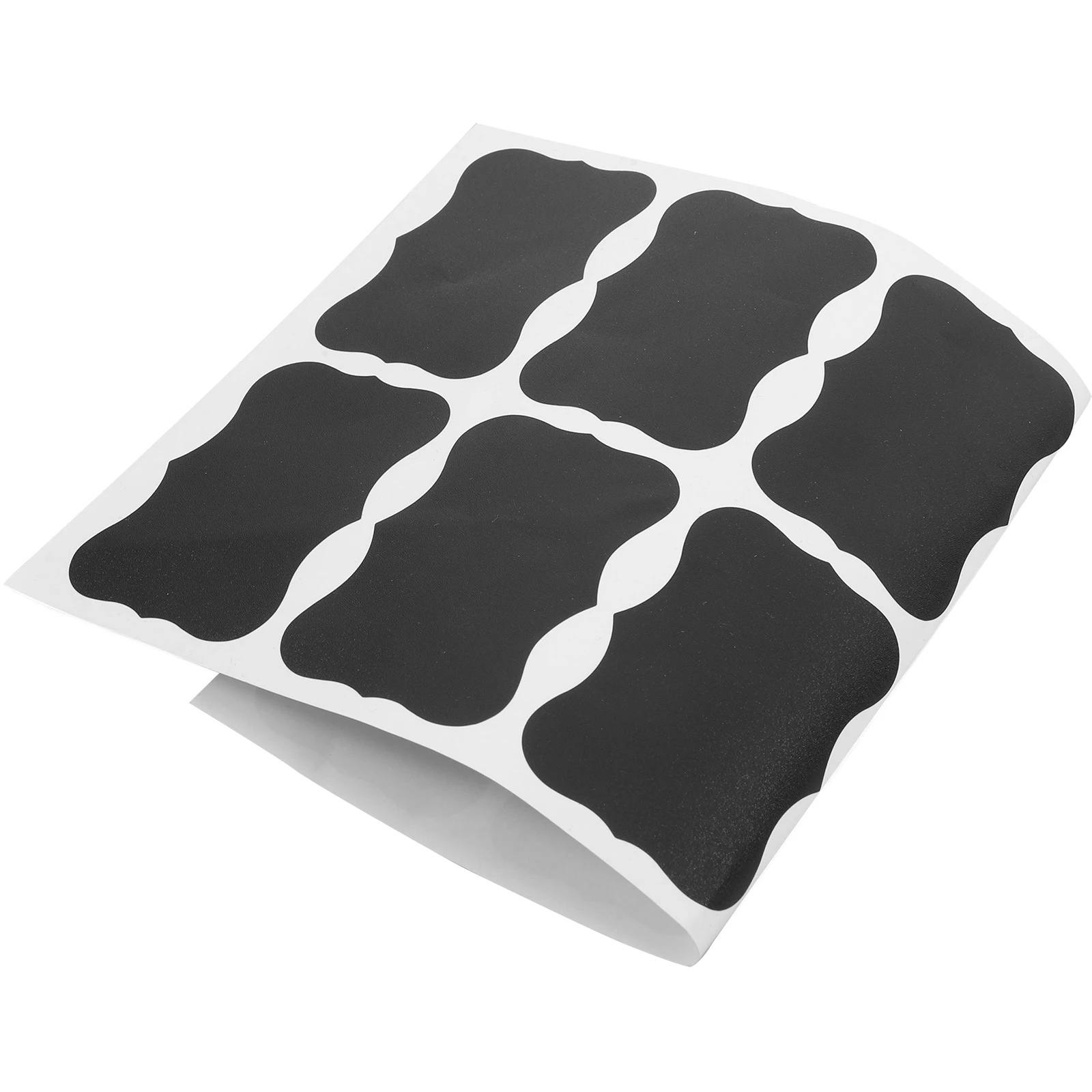 

Irregular Blackboard Stickers Chalk Labels Reusable Adhesive Tags for Glass Jars StorageBins Home Office