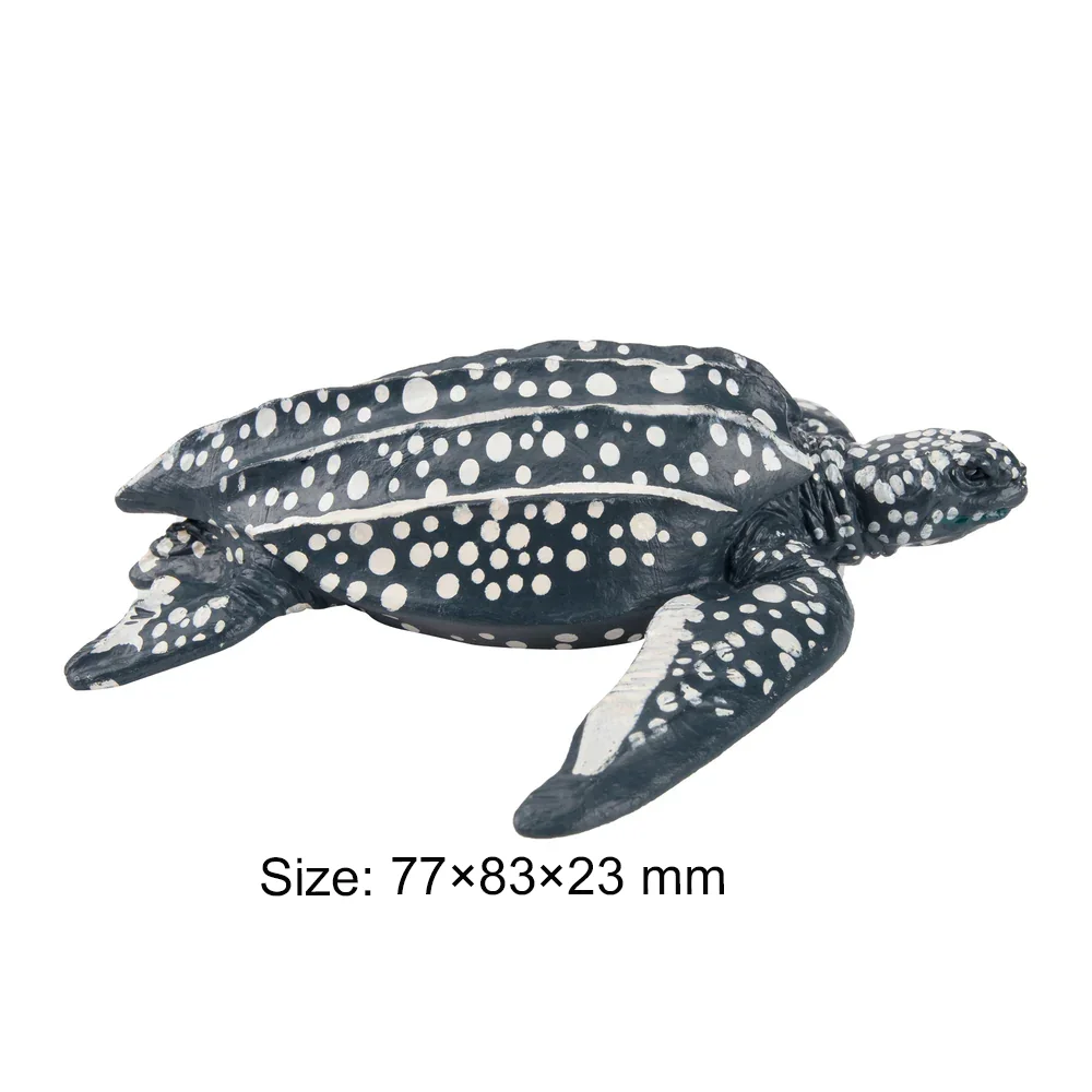 Toymany Simulazione Leatherback Tartaruga marina Oceano Modello animale Giocattolo Mini Figure Bambole Action Figurine Giocattoli Regalo per bambini
