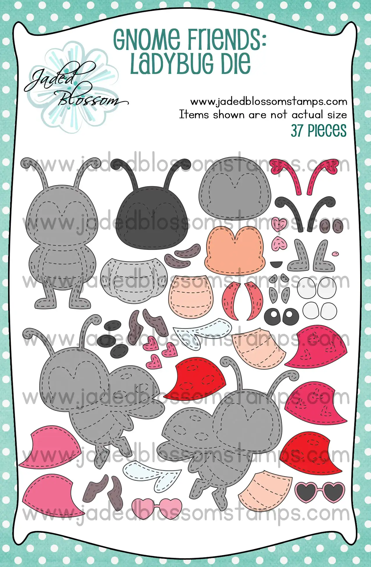 Valentine Ladybug Faces Birthday Hearts Clear Stamps Metal Cutting Dies Stencil For DIY Scrapbook Craft Decoration 2026 New