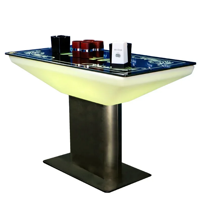 KTV coffee table waterproof bar furniture box sofa rectangular clear bar loose table chairs leisure seat