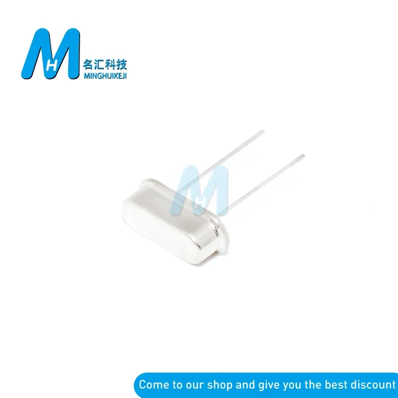 10 шт./HC-49S 4 м 6/8/10/12/16/20/24/25/26/30/32/40/48/50/64 МГц прямая вилка пассивный кварцевый резонатор DIP-2 20PF 10PPM