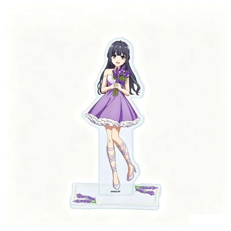 Hot 15CM Anime Rascal Does Not Dream Of Bunny Girl Senpai Peripheral Collection Acrylic Stand Model Decorations Gifts Keychain