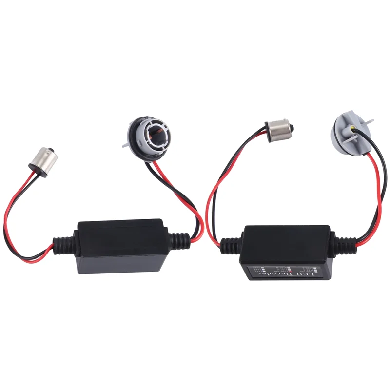 1156 LED Light Fault Decoder ไฟเลี้ยว Fault Eliminator ตัวต้านทานถอดรหัสทนทานใช้งานง่าย-VVNB