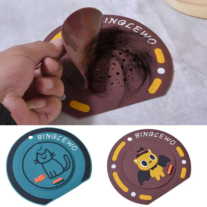

Sewer Floor Drain Cover Hair Catcher Drain Strainer Kitchen Bathroom Sink Bathtub Stopper Seal Mat Anti Clog Anti-Odor