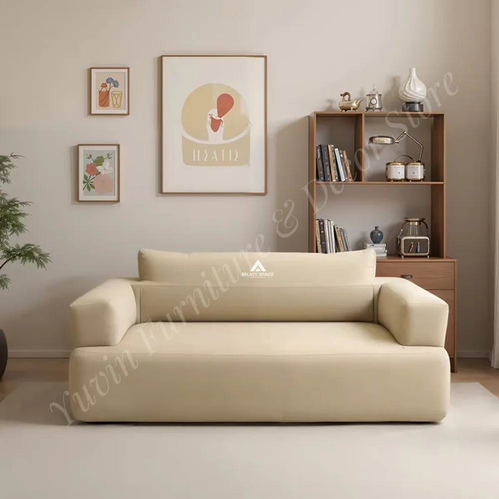Inflatable Lounge Sofa Inflatable Air Sofa Cushion Foldable PVC Air Electric Inflatable Compact Sofa