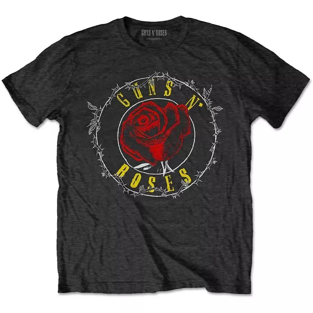 New Guns N' Roses - Retro-aged Rock Oversized Loose T-shirt From The Vintage Fashion Brand