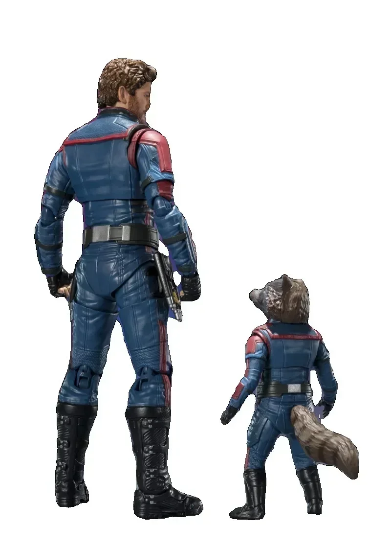 

Bandai Original Guardians of The Galaxy Aime SHF Volume Figure 3 Star Lord Rocket Raccoon Action Figure Model Chico Gift Toys
