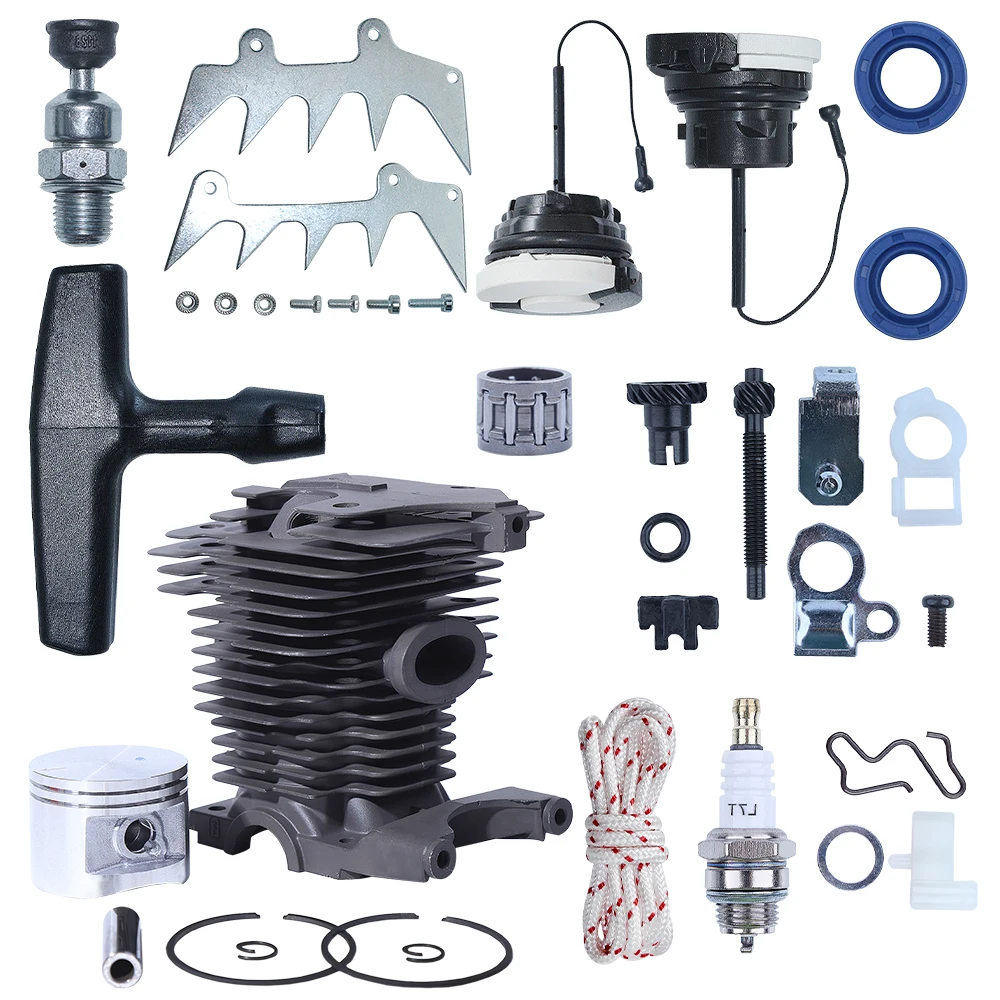 46 มม.กระบอกสูบลูกสูบ Felling Dog Bucking Spike Adjuster Kit สําหรับ Stihl MS280 MS270 MS 270 280 ลูกโซ่แก๊ส Cap Starter Pawl ชุด