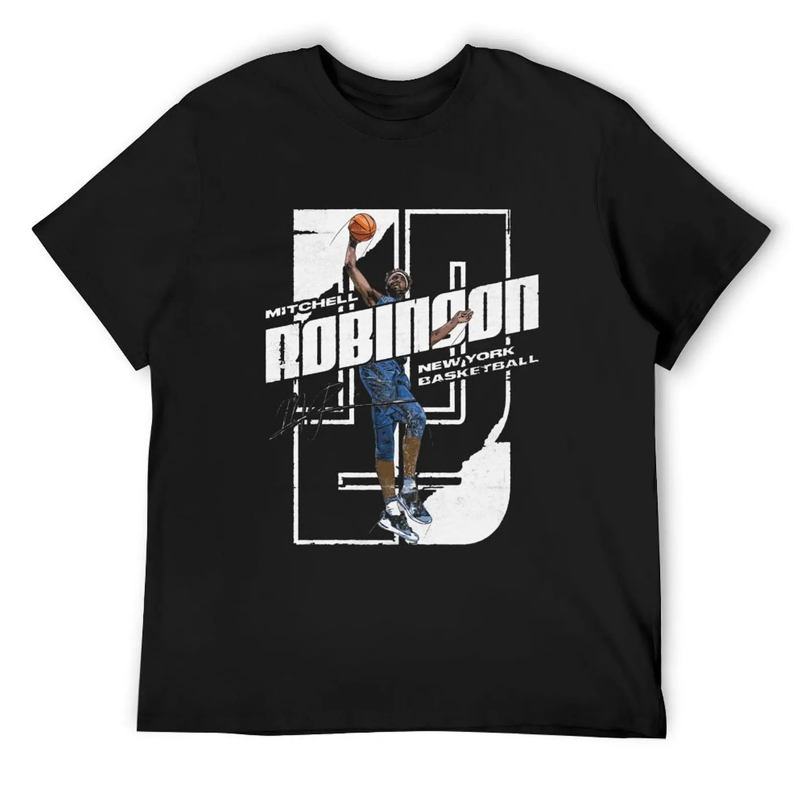 

Mitchell Robinson Stretch T-Shirt luxury designer anime t shirts Personalized t-shirt plain black t shirts men