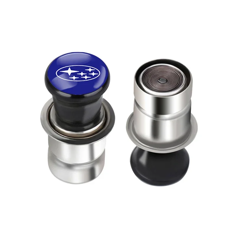 1 قطعة السيارات الداخلية ولاعة السجائر قابس طاقة شعار التصميم لسوبارو فورستر امبريزا Outback ليجاسي WRC XV اكسسوارات السيارات #2