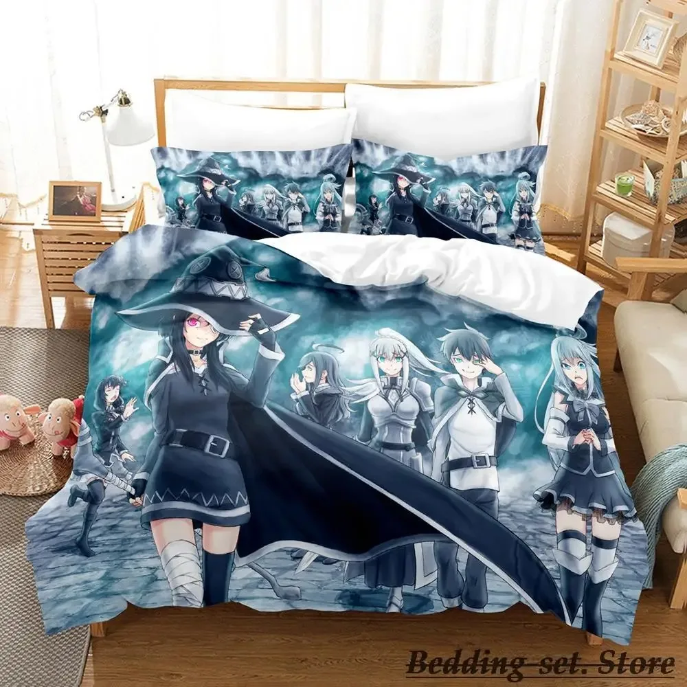 

2023 KonoSuba Bedding Set Cartoon Anime three-piece set Adult Kid Bedroom Duvetcover Sets 3D Kawaii Girls lit 2 personnes