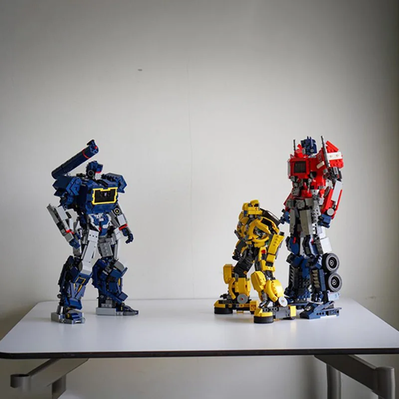 3716pcs MOC Icons BBM Bundle Optimusss Bumblebee Soundwave - Alternate Build Model Building Blocks Christmas Gift Birthday Art