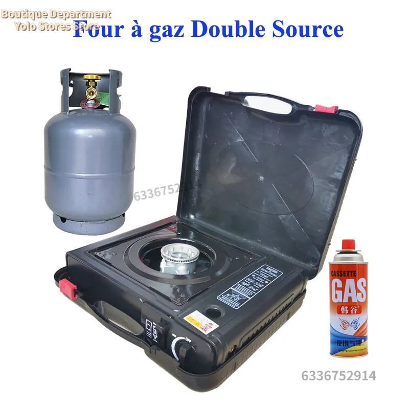 Cassette extérieure Portable Butane Camping pique-nique cuisinière pêche chasse Barbecue BBQ cuisson cuisine cuisinière à gaz