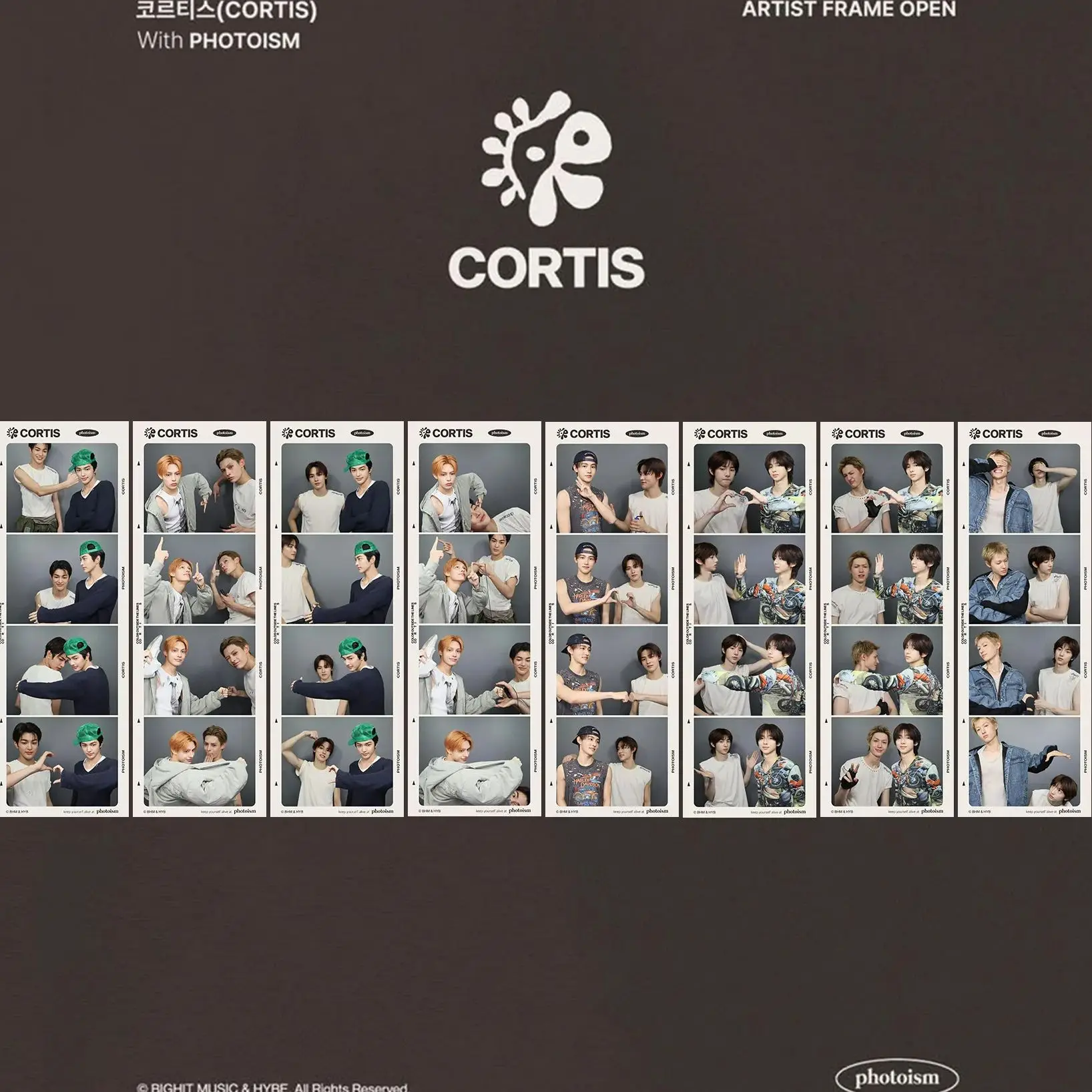 8 قطعة/المجموعة Kpop المعبود كورتيس مضحك 4 قطعة شبكة Selfie على الوجهين المرجعية بطاقة مارتن جيمس JUHOON SEONGHYEON KEONHO المشجعين هدية #1