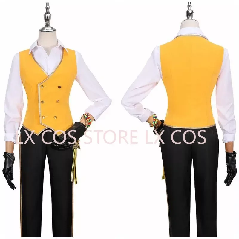 Savanaclaw Leona Kingscholar Cosplay Costume Twisted-Wonderland School Uniform Suits Leona's Cospaly Wig Game And Anime Clothing