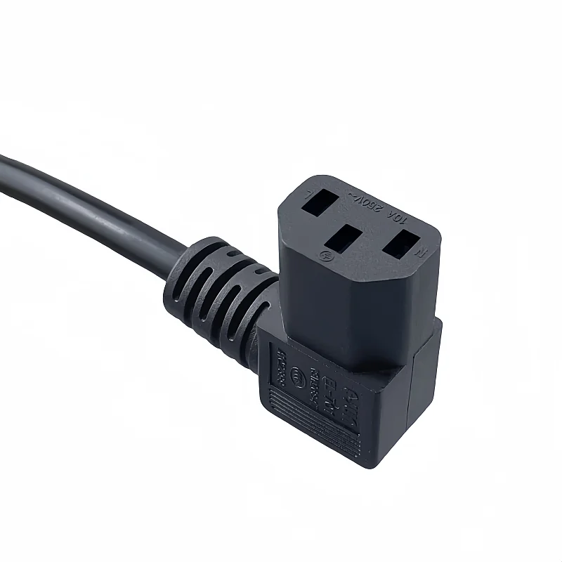 E1-21IEC320 C14 to C13 Extension cord C14 with screw holes and C13 Short 60cm lenght Drop shipping availables 10A 125-250 VAC