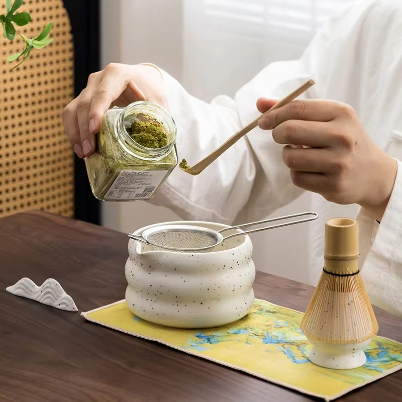 Matcha Whisk Set includes Matcha Whisk and Scoop The Perfect Bamboo Whisk for Matcha Tea Japanese Tea Making Tools