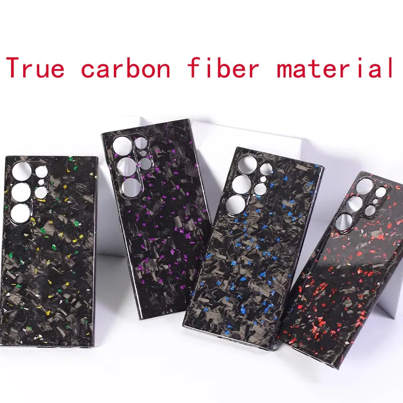 

Samsung S24 Ultra Kevlar phone case lightweight S23U carbon fiber gold foil blue foil purple foil red foil forged hard S25 Ultra