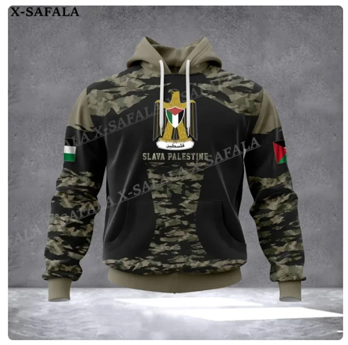 

2023 Hot New Camo ARMY SOLDIER VETERAN 3D Print Hoodie Jumper Warm Man Outwear Hooded Pullover Tracksuits Casual Cotton Thick