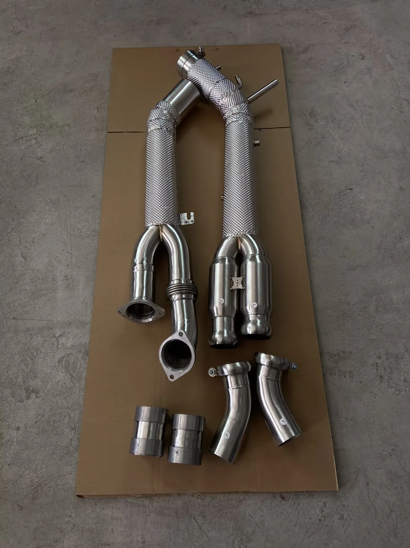 For BMW M2 M2C G87 3.0 T 2021-2023 OPF GPF mid pipe, mid section exhaust system, high-performance resonator
