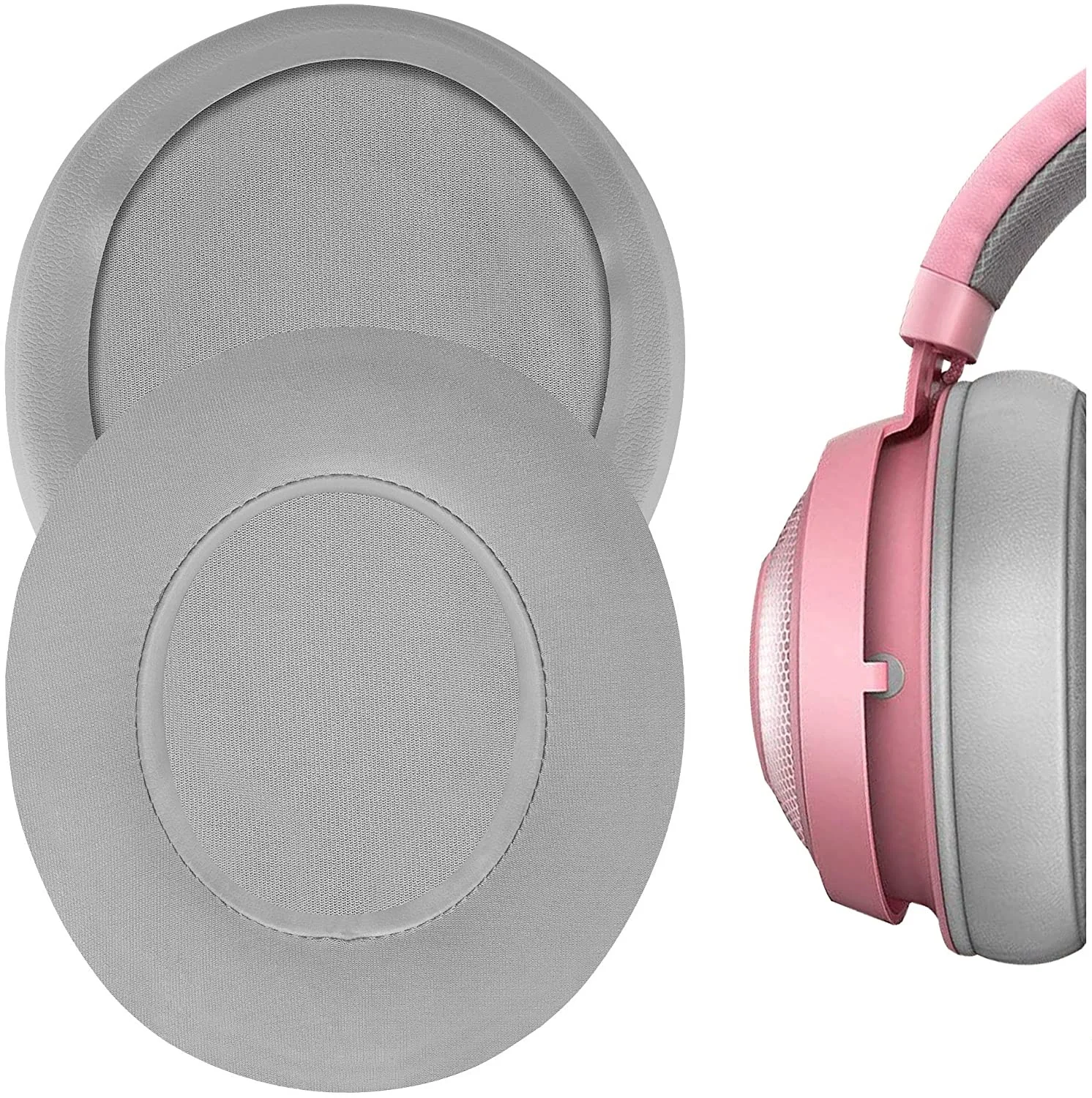 แผ่นรองหูฟังสำหรับ Razer Kraken Tournament Edition/ Nari Essential หูฟังชุดหูฟังปลอกหมอนอะไหล่ซ่อม