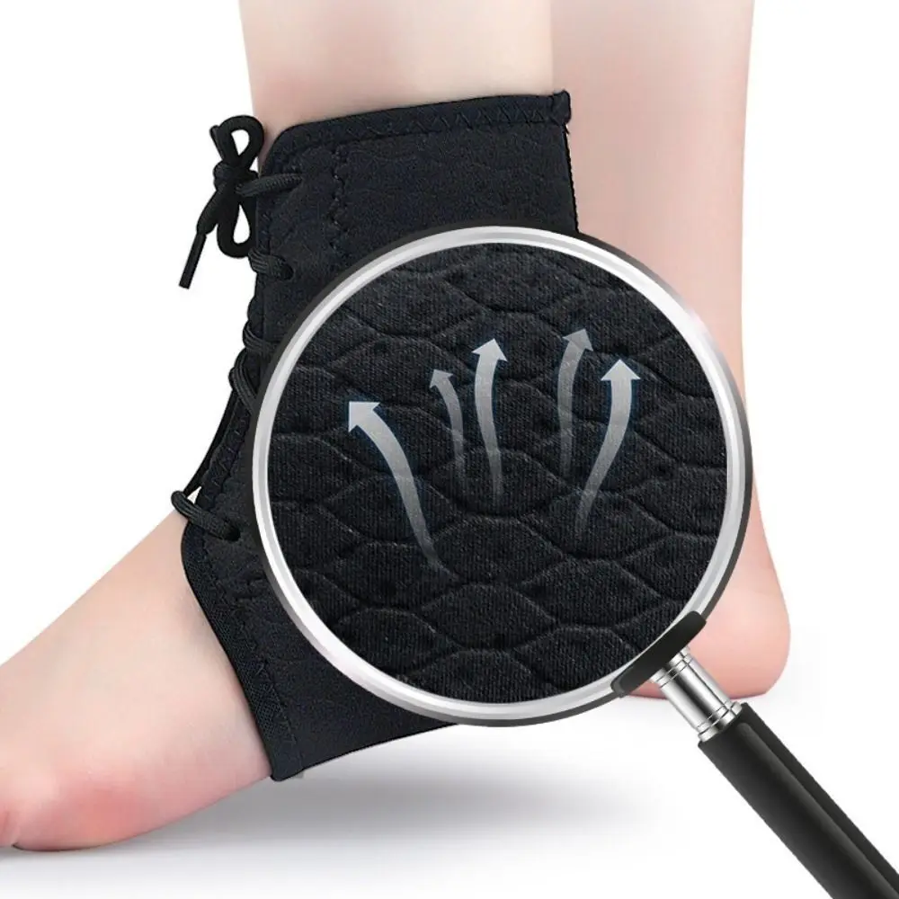 

New Black Ankle Support Brace Adjustable Breathable Sports Ankle Protectors Diving material Ankle Brace