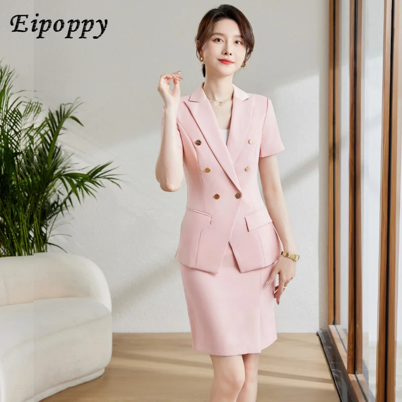 Professional short suit set skirt